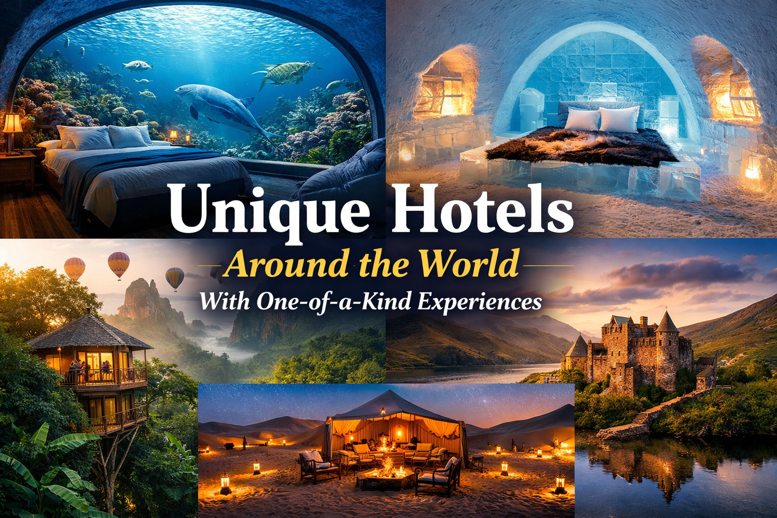 Unique Hotels Around the World With One-of-a-Kind Experiences